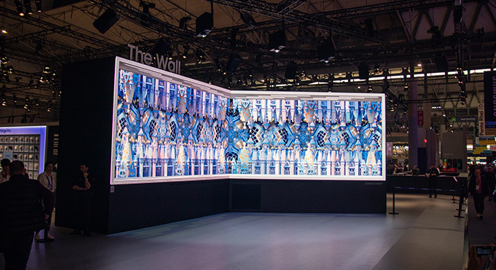 Samsungの高精細LED 「The Wall」