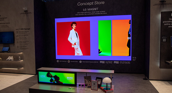 LGのマイクロLEDディスプレイを採用した「LG MAGNIT」