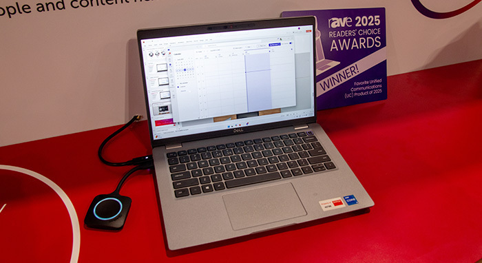 InfoComm 2025でのBarcoブースに展示されたClickShare