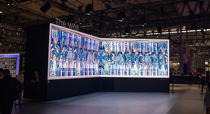 ISE 2025で展示されたSamsung「The Wall」