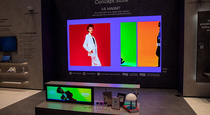 ISE 2025で展示されたLG「MAGNIT」